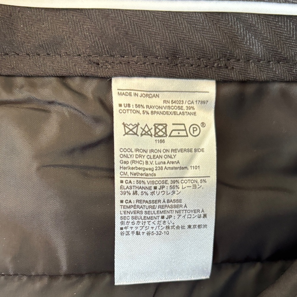 Banana Republic Sloan Classic Black High Rise Trousers sz 10 - Picture 8 of 8